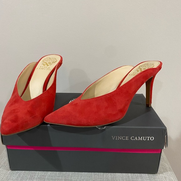 Vince Camuto Red Women's Heels - Picture 1 of 6